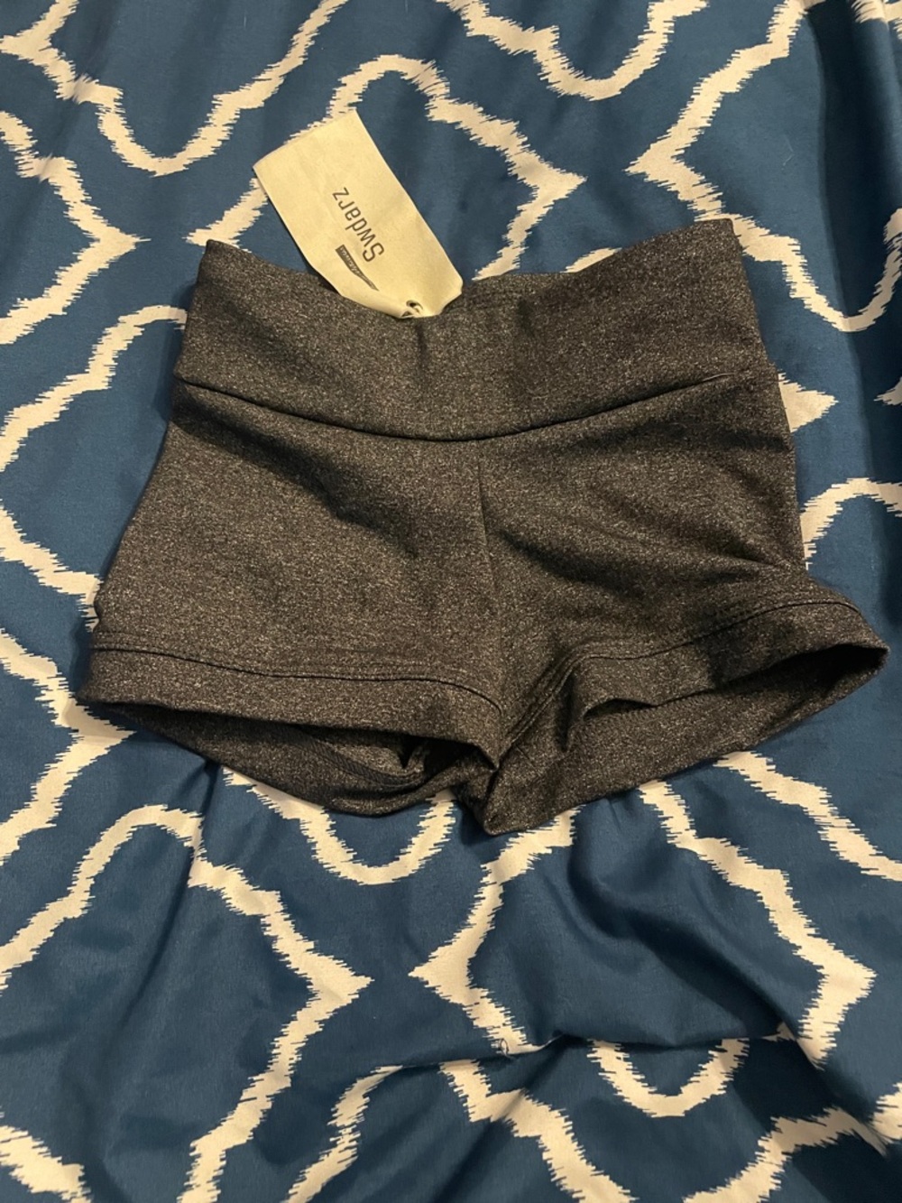 Gray Kids Athletic Shorts